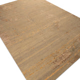 Naya-Daur - Hand Knotted Wool Rug In Light Grey/Off White