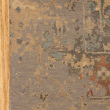 Kshetra-Vichar - Hand Knotted Wool Rug In Grey/Beige