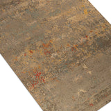 Kshetra-Vichar - Hand Knotted Wool Rug In Grey/Beige