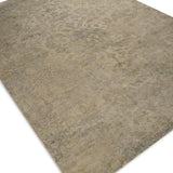 Anant-Sutra - Hand Knotted Wool Rug In Light Grey/Beige