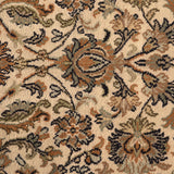 Gulshaan - Hand Knotted Silk Rug In Cream/ Mushroom