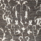 Avarin - Hand Knotted Wool Rug in Grey/White