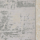 Zaruna - Hand Knotted Wool Rug in Light Grey/ Slate Grey