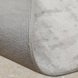 Zaruna - Hand Knotted Wool Rug in Light Grey/ Slate Grey