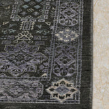 Vayra - Hand Knotted Wool Rug In Slate Grey