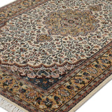 Tazvi - Hand Knotted Wool Rug In  Beige/Brown