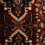 Rishara - Hand Knotted Wool Rug in Red/Cream