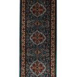 Kashavara - Hand Knotted Wool Rug in Turquoise Blue/Beige