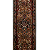 Marvora - Hand Knotted Wool Rug in Rust/Brown