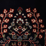 Navindra - Hand Knotted Wool Rug in Navy Blue/Orange