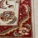 Zarina - Hand Tufted Wool Rug In Cream/Red