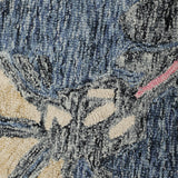 Elnaz - Hand tufted Wool Rug In Blue/Cream