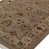 Yasmin - Hand Knotted Wool Rug In Grey