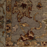 Yasmin - Hand Knotted Wool Rug In Grey