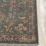 Liora - Hand Knotted Wool Rug In Sage Green/Cream