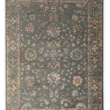 Liora - Hand Knotted Wool Rug In Sage Green/Cream