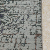 Elara - Hand Knotted Wool Rug In Grey/Sage Green