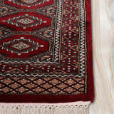 Ziba - Hand Knotted Wool Rug In Maroon/Brown