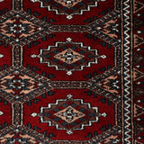 Ziba - Hand Knotted Wool Rug In Maroon/Brown