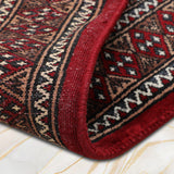Ziba - Hand Knotted Wool Rug In Maroon/Brown