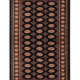 Leyla - Hand Knotted Wool Rug In Dark Blue/Peach