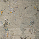 Selene - Hand Knotted Wool Rug In Light Grey/Dark Grey