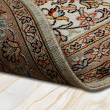 Marika - Hand Knotted Silk Rug In Cream/Ivory