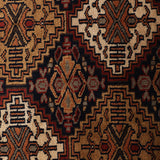 Tara - Hand Knotted Wool Rug In Blue/Brown