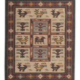 Tayoor - Hand Woven Jute Rug In Beige/Black