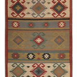 Kavish - Hand Woven Jute Rug In Beige/Rust