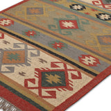 Kavish - Hand Woven Jute Rug In Beige/Rust