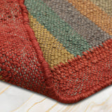 Kavish - Hand Woven Jute Rug In Beige/Rust