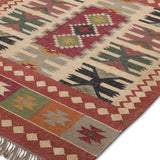 Zaroon - Hand Woven Jute Rug In Beige/Rust