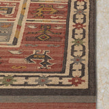 Parwaaz -  Hand Woven Jute Rug in Brown/Black