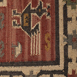 Parwaaz -  Hand Woven Jute Rug in Brown/Black