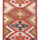 Desert Signal – Hand Woven Jute Rug in Red/Cream