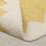 Roxana - Hand Woven Wool Rug In Yellow/Cream